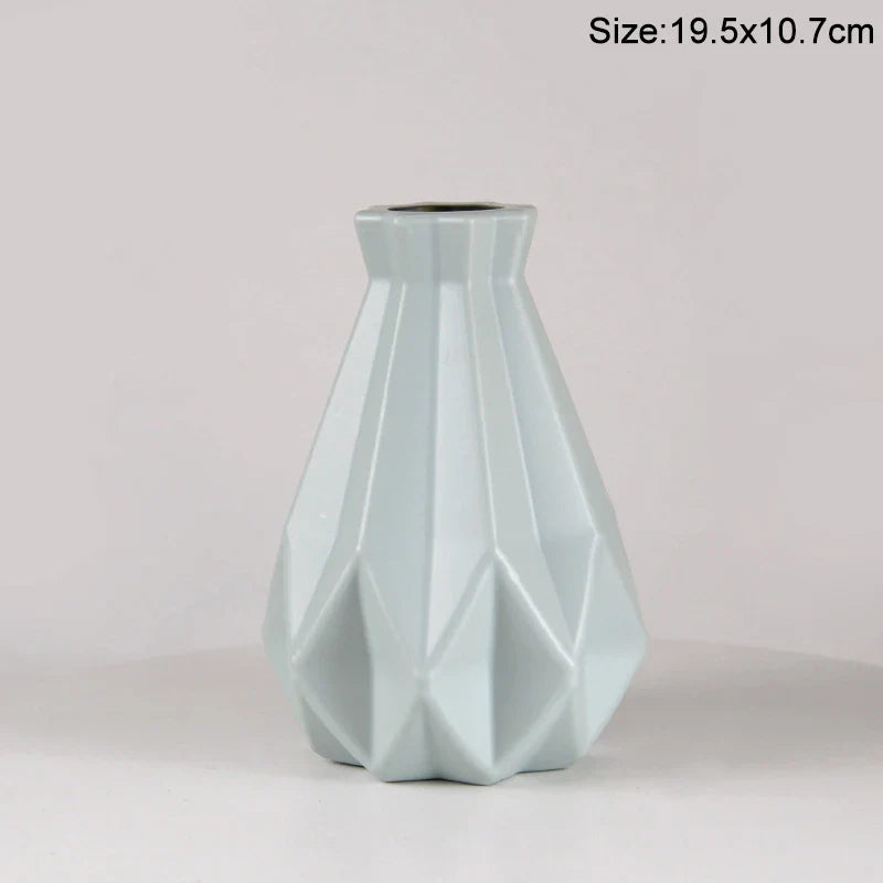 Modern Plastic Flower Vase Nordic Home Decoration