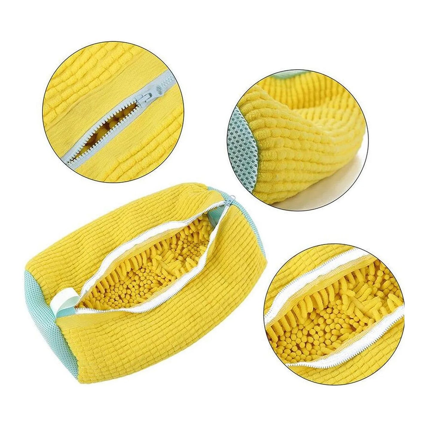 Shoe Saver Wash Bag - Padded Net Laundry Protector for Sneaker Care