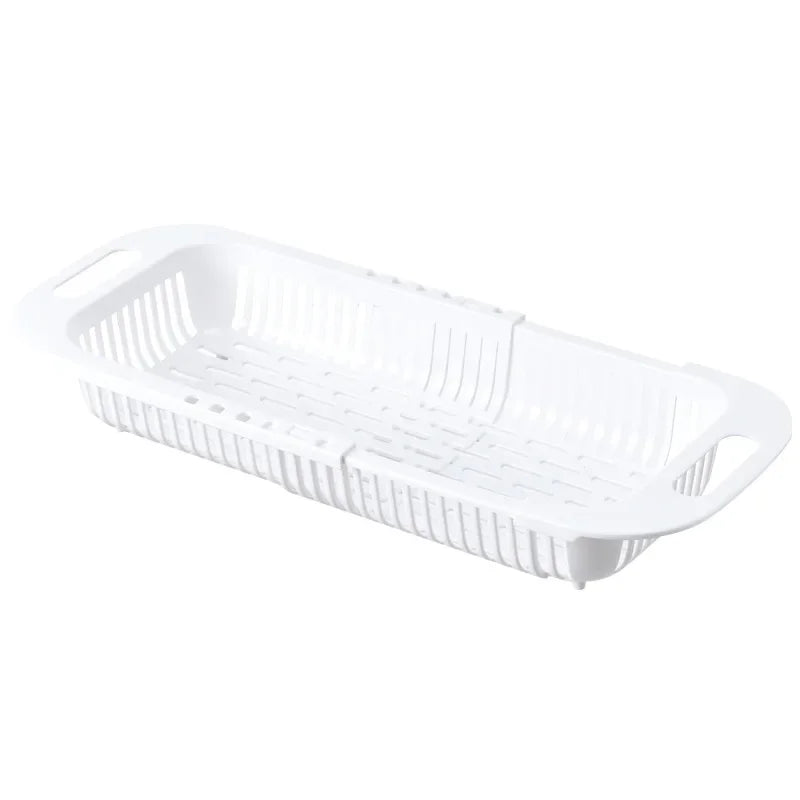 Foldable Kitchen Dish Drying Rack Stainless Steel Bowl Fruit Vegetable Dish Holder Sink Roller Organizer Basket Racks Tool