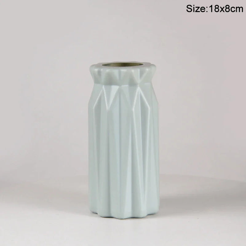 Modern Plastic Flower Vase Nordic Home Decoration