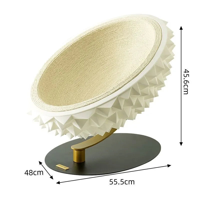Scratch & Snooze Durian: Stylish Cat Nest with Sisal Fun