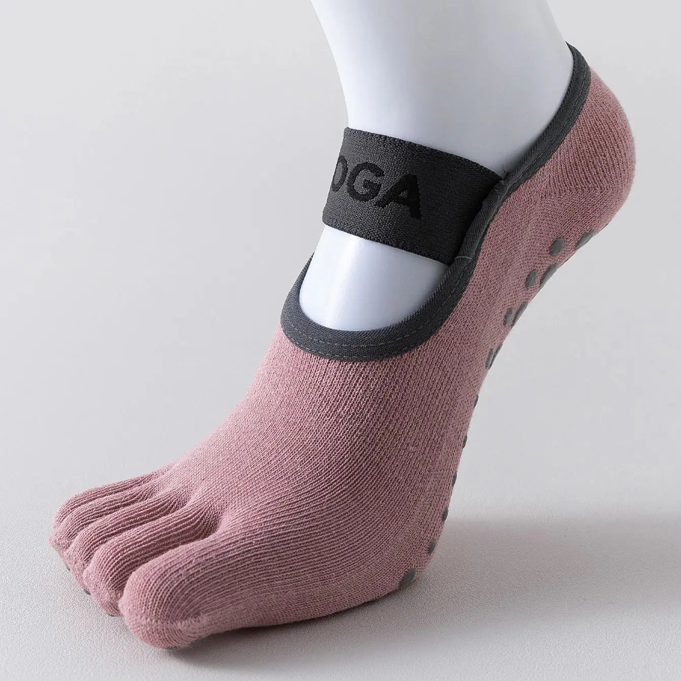 Knit Yoga Socks for Women — Breathable Toe-Separating Comfort