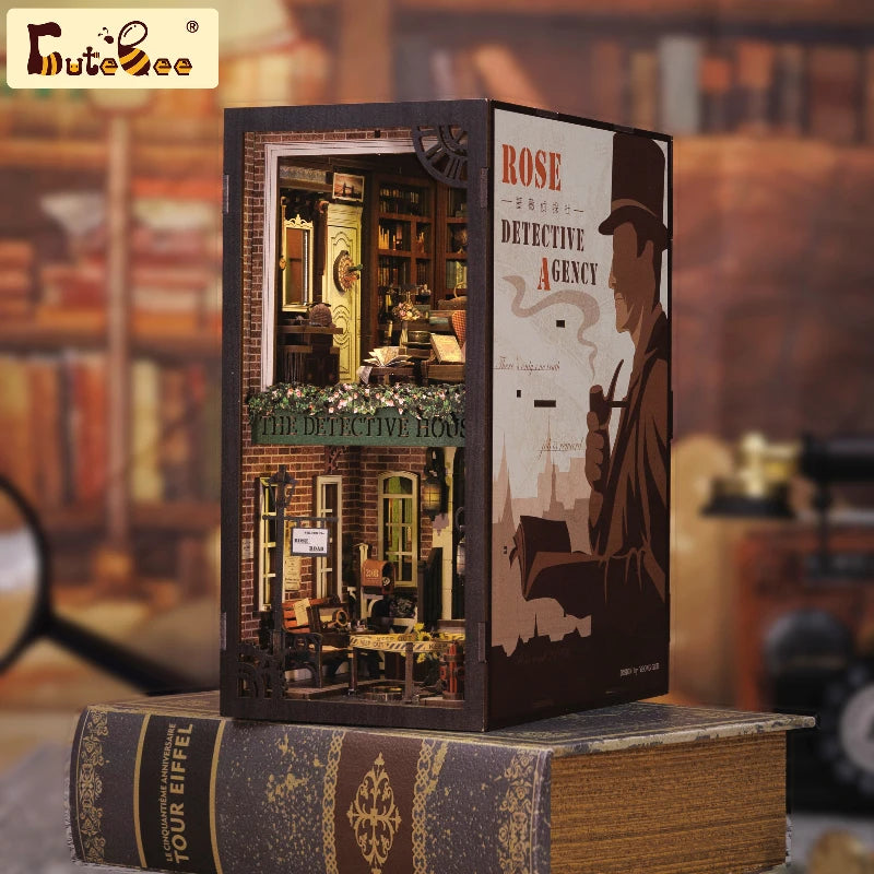 DIY 3D Wooden Puzzle Booknook - Build Your Own Enchanted Bookend!