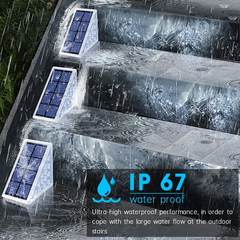 SolarGuard: Anti-Theft LED Outdoor Stair Light