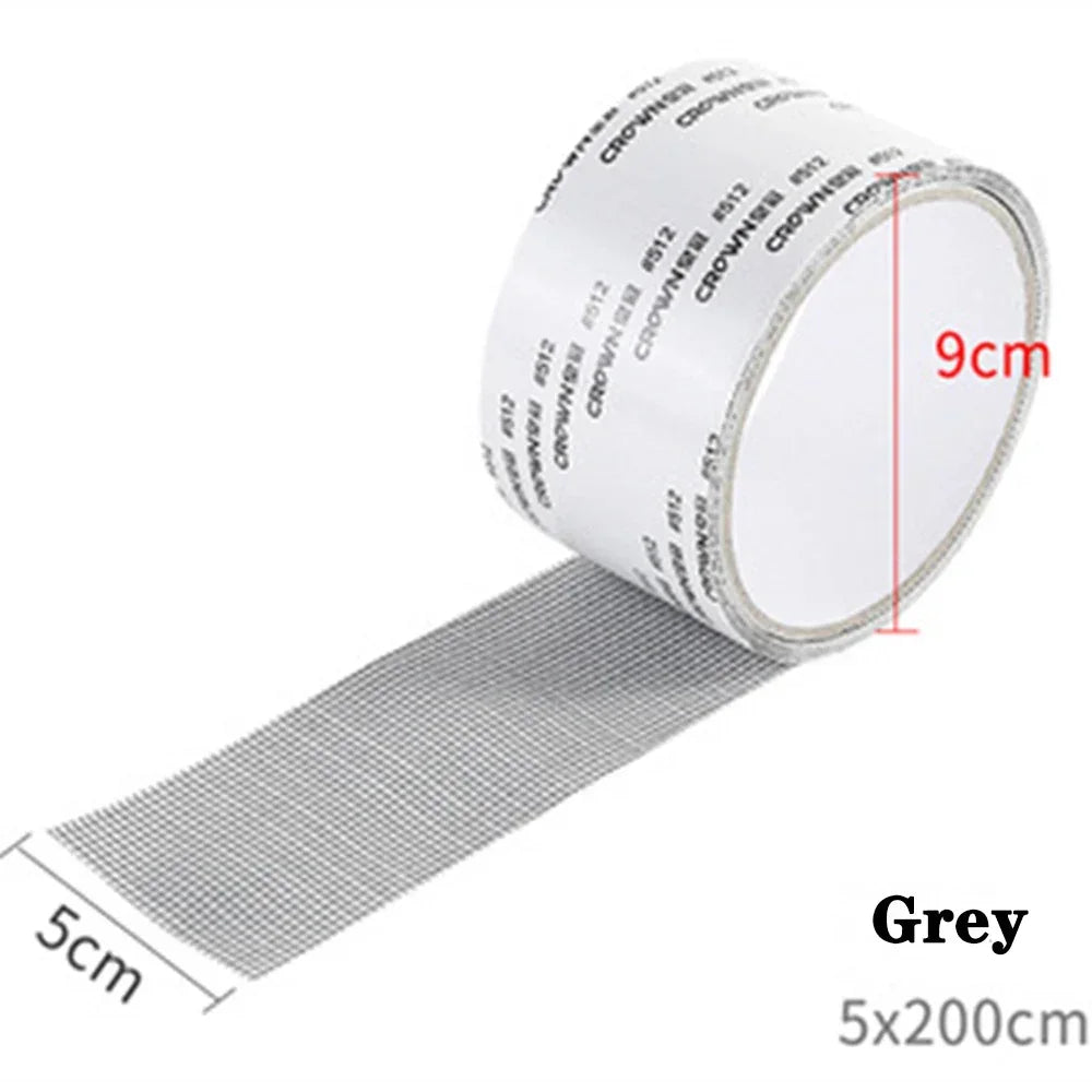 Window Repair Mesh Tape Self Adhesive 10 m x 10 cm