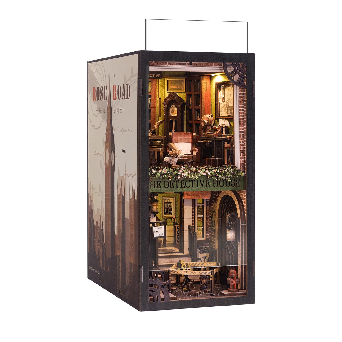 DIY 3D Wooden Puzzle Booknook - Build Your Own Enchanted Bookend!