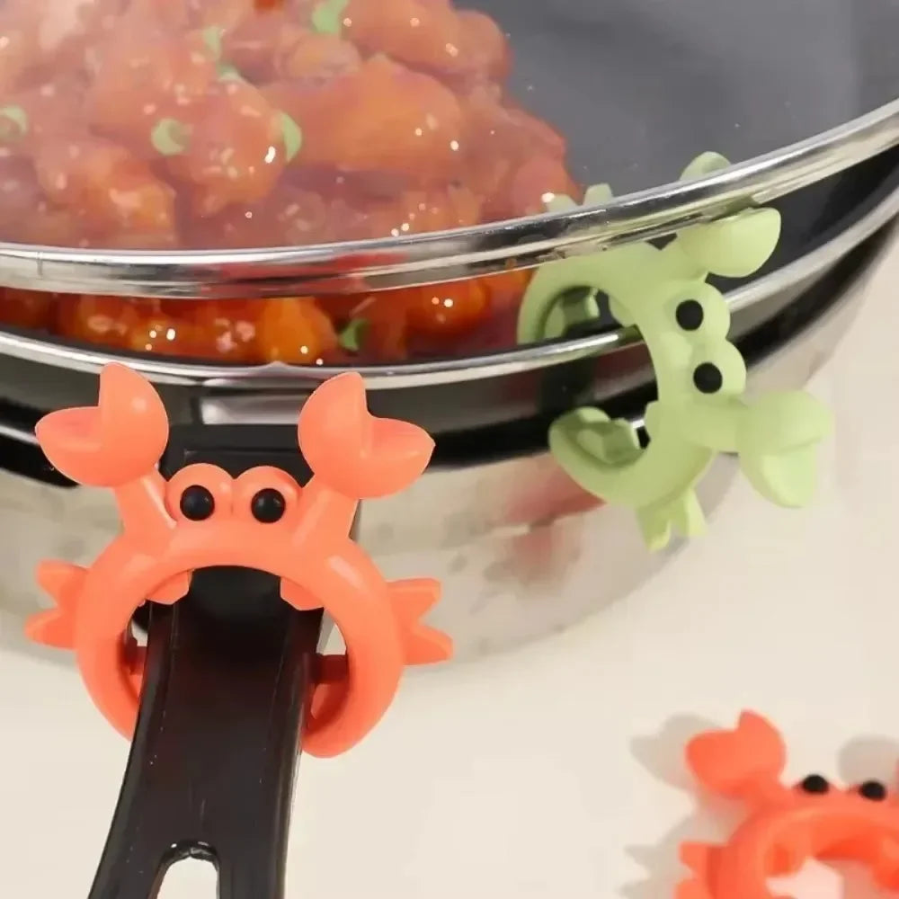 CrabbyGrip Spoon Holder – No More Messy Counters!