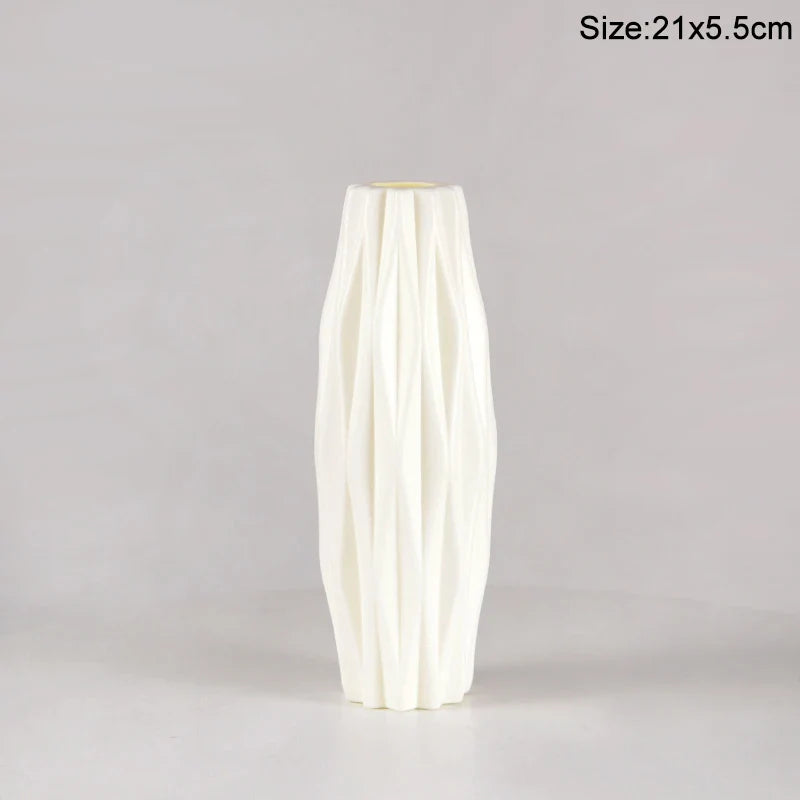 Modern Plastic Flower Vase Nordic Home Decoration