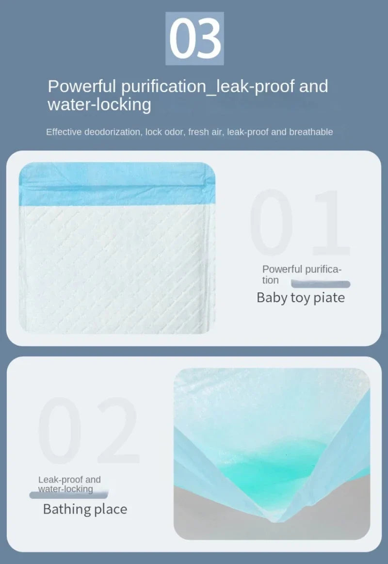 Absorbent Pee Pads for Puppy Training & Senior Pups
