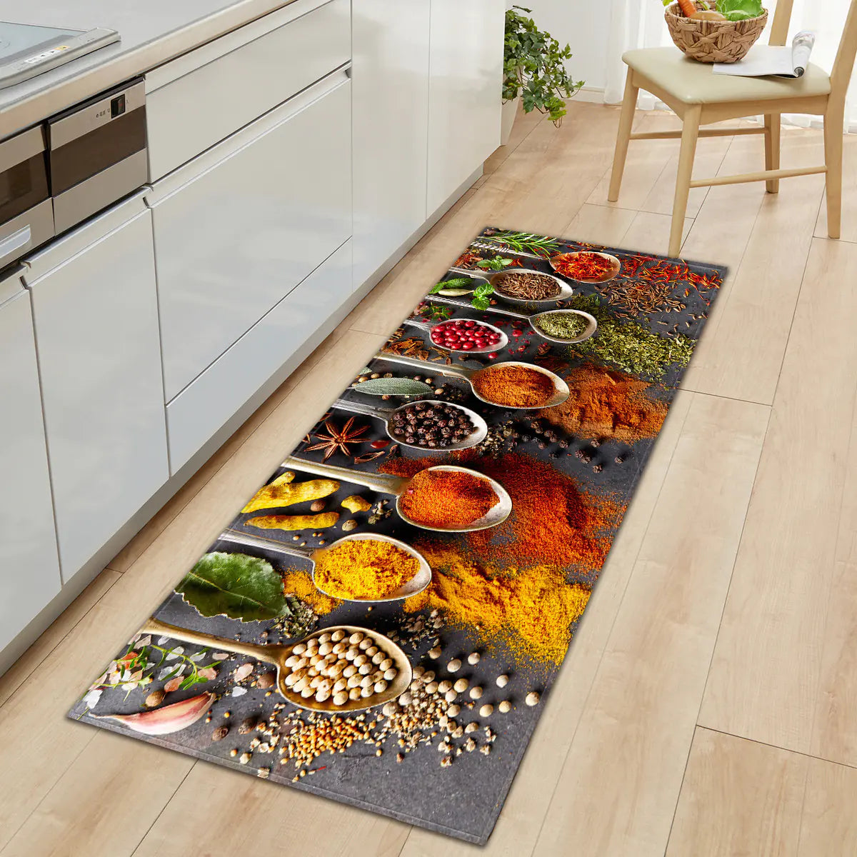 Kitchen Absorbent Non-Slip Rug for Home Use