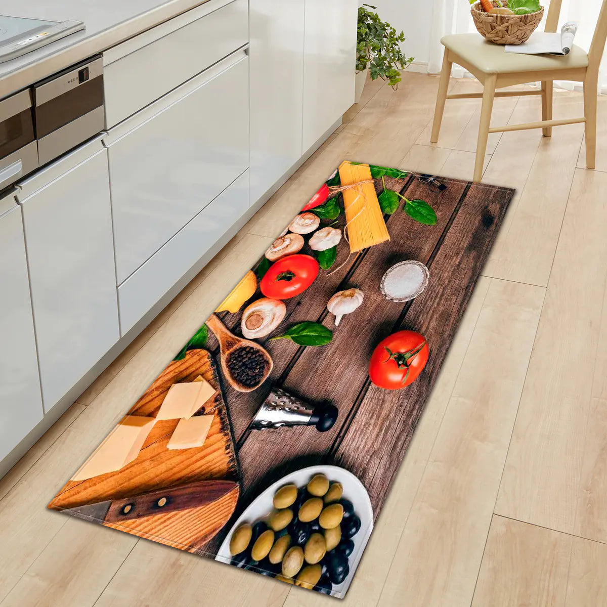 Kitchen Absorbent Non-Slip Rug for Home Use
