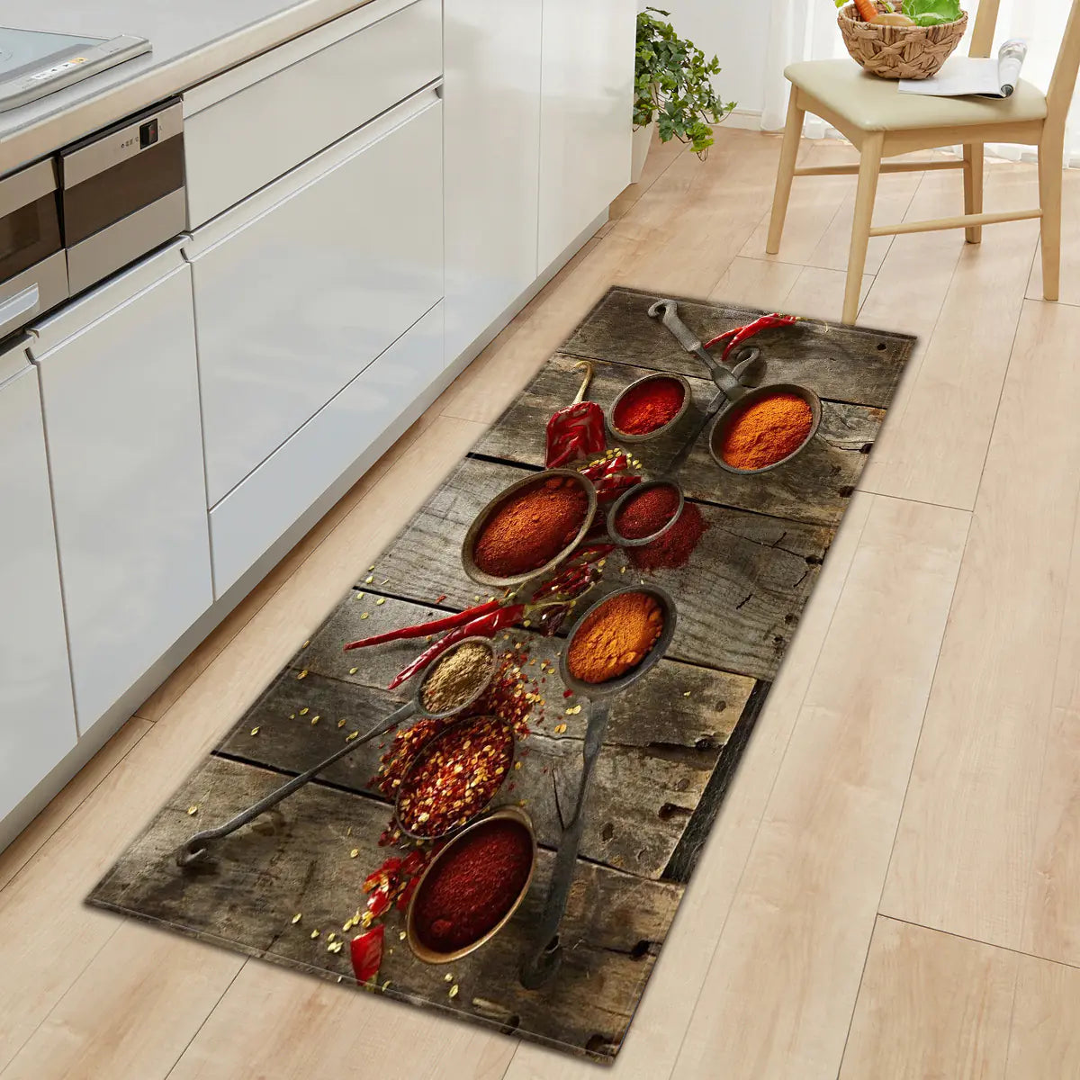 Kitchen Absorbent Non-Slip Rug for Home Use