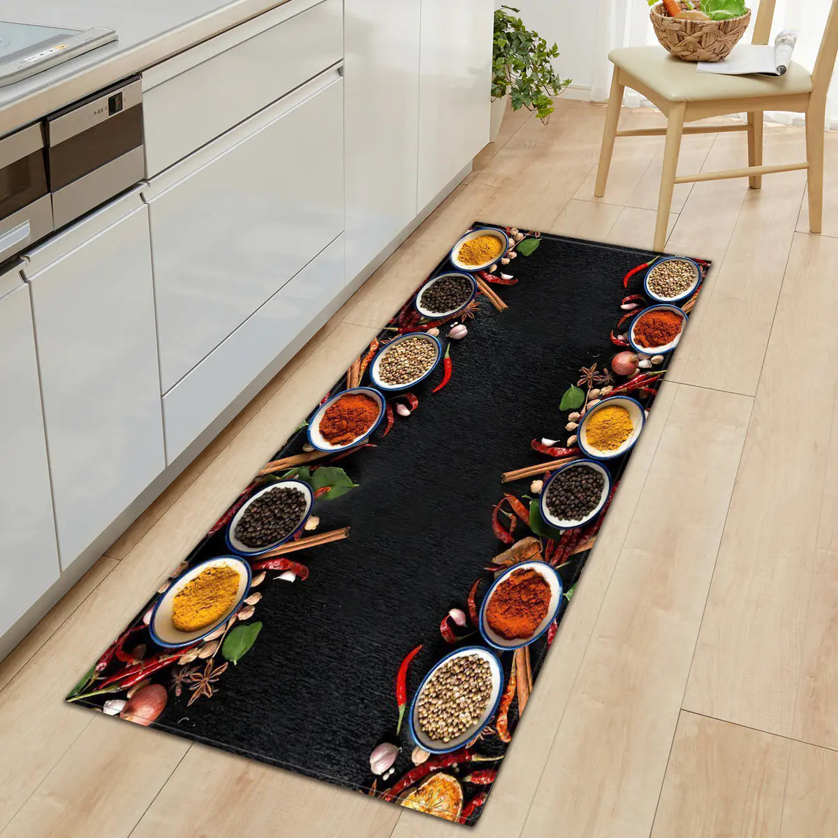 Kitchen Absorbent Non-Slip Rug for Home Use