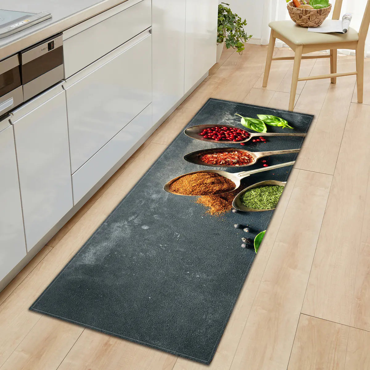 Kitchen Absorbent Non-Slip Rug for Home Use
