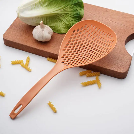 Large Colander with Long Handle Drain Filter